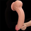 Lovetoy 12'' King Sized Sliding Skin Dual Layer Dong