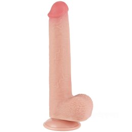 Lovetoy 9'' Sliding Skin Dual Layer Dong Flesh