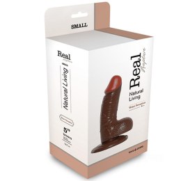 Real Rapture Dildo-REALISTIC DILDO REAL RAPTURE BROWN 5