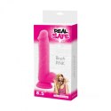 Real Safe Dildo-Fallo realistico real safe brush pink