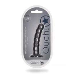 Ouch! Beaded Silicone G-Spot Dildo - 5'' / 13 cm