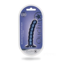 Ouch! Beaded Silicone G-Spot Dildo - 5'' / 13 cm