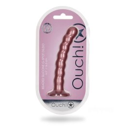 Ouch! Beaded Silicone G-Spot Dildo - 6,5'' / 16,5 cm