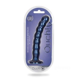 Ouch! Beaded Silicone G-Spot Dildo - 8'' / 20,5 cm