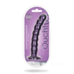 Ouch! Beaded Silicone G-Spot Dildo - 8'' / 20,5 cm