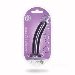 Ouch! Smooth Silicone G-Spot Dildo - 6'' / 14,5 cm