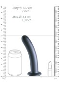 Ouch! Smooth Silicone G-Spot Dildo - 7'' / 17 cm