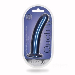 Ouch! Smooth Silicone G-Spot Dildo - 7'' / 17 cm