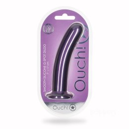 Ouch! Smooth Silicone G-Spot Dildo - 7'' / 17 cm