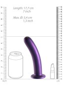 Ouch! Smooth Silicone G-Spot Dildo - 7'' / 17 cm