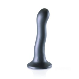 Ouch! Ultra Soft Silicone Curvy G-Spot Dildo - 7'' / 17 cm