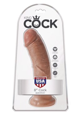 Pipedream Cock 8 Inch Caramel skin tone