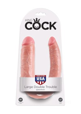 44/4 cm King Cock Large Double Trouble