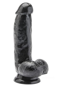 ToyJoy Dildo 6 inch with Balls Black