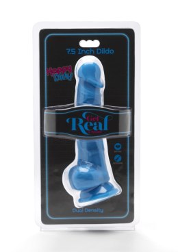 ToyJoy Happy Dicks 7.5in. with Balls Blue