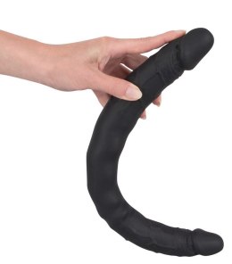 40/4 cm Bad Kitty Double Dong czarne dwustronne dildo