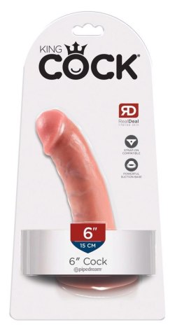 King Cock King Cock 6 inch Flesh