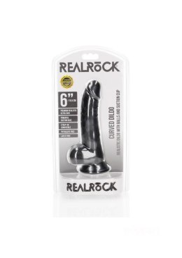 RealRock Curved Realistic Dildo Balls Suction Cup - 6