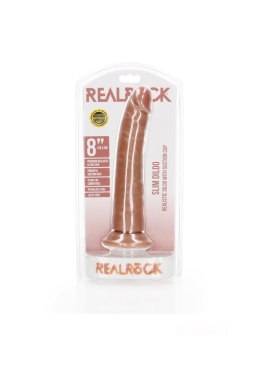 RealRock Slim Realistic Dildo with Suction Cup - 8