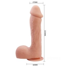 22/4,5 cm Baile Beautiful Johnson dildo z cyberskóry