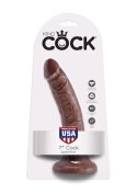 Pipedream Cock 7 Inch Brown skin tone