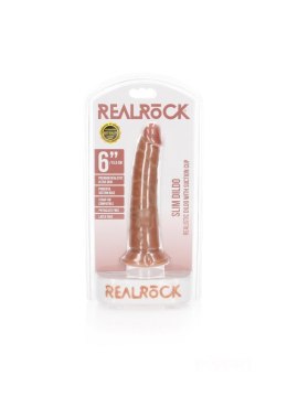 RealRock Slim Realistic Dildo with Suction Cup - 6