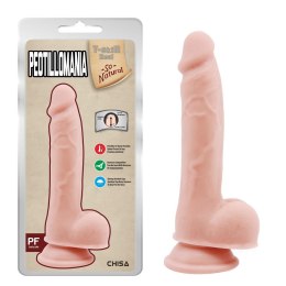 19,5/3,4 cm T-skin Real Peotillomania dildo z cyberskóry