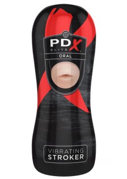 Pipedream Vibrating Stroker Oral Light skin tone