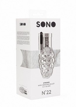 Sono No.22 - Stroker - with vibrating bullet - Translucent