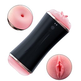 B - Series Fox Masturbator-Vibrating Masturbation Cup USB 10 function + Interactive Function / Double Ends