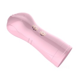 B - Series Fox Masturbator-Vibrating and Flashing Masturbation Cup USB 7+7 Function / Talk Mode (Pink)