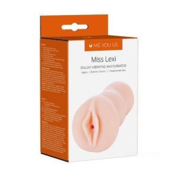 Me You Us Masturbator- Me You Us Miss Lexi Deluxe Vibrating Realistic Masturbator Flesh