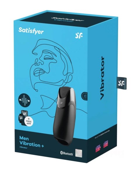 Satisfyer Men Vibration+ Connect App black