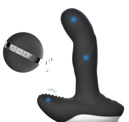 Luxury Play Luxury Play Prostate Stimulator - Silicone Usb Massager - 7 Function - Pulsator - Heating - Black