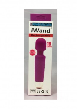 Power Escorts Iwand purple rechargeable silicone bodywand massager