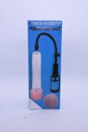 Power Escorts Power Escorts -Power Pump Juicy - Penis Pump - With Improved Exchangeable Pussy - Black/Transparant