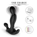 Power Escorts Prostate Twister Rechargeable Prostate Stimulator Black