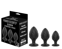 Power Escorts Screw Plug 3 pack silicone