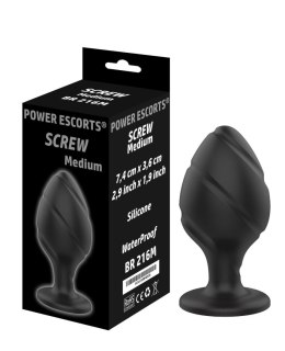 Power Escorts Screw Plug silicone medium