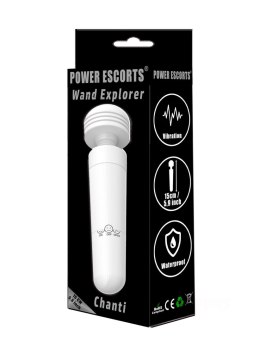 Power Escorts Wand Explorer-Chanti-Wibrator 15cm-White