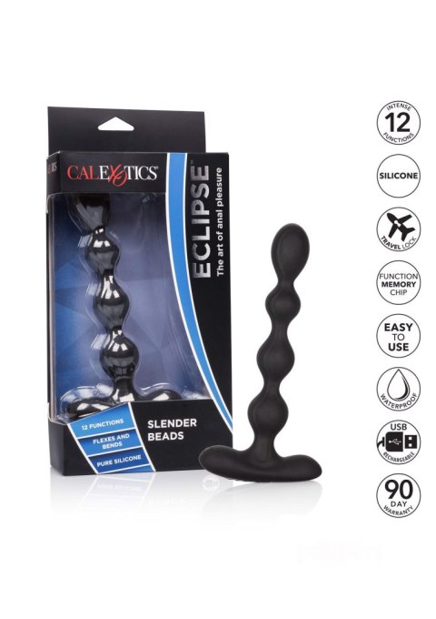 Calexotics Eclipse Slender Beads Black