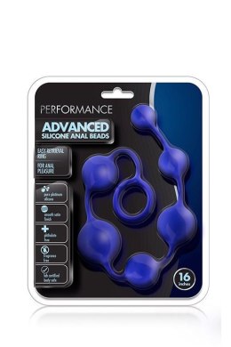 Blush PERFORMANCE SILICONE ANAL BEADS INDIGO