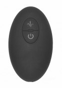 ElectroShock Remote Controlled E-Stim & Vibrating G/P-Spot Vibrator - Black