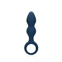 Loveline Teardrop Shaped Anal Plug - Large - Baltic Blue