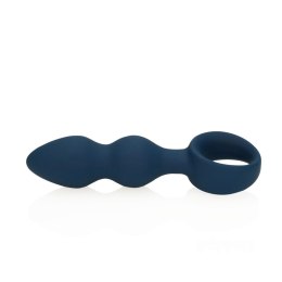 Loveline Teardrop Shaped Anal Plug - Large - Baltic Blue