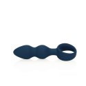 Loveline Teardrop Shaped Anal Plug - Medium - Baltic Blue