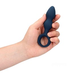 Loveline Teardrop Shaped Anal Plug - Small - Baltic Blue