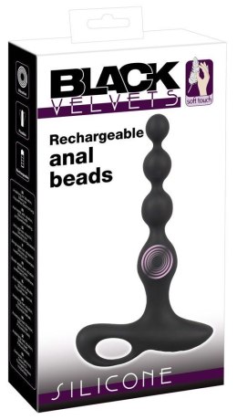 Black Velvets BV Vibrating Anal Beads