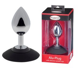 Malesation MALESATION Alu-Plug with suction cup large, chrome