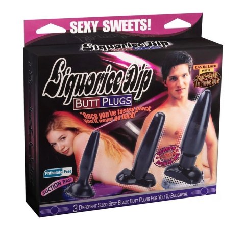 NMC Set Liquorice Dip Butt Plugs